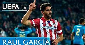 Raúl García scores stunning turn and volley for Atlético