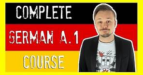 Learn German For Beginners 🇩🇪 The Complete Course (Level A.1) | Get Germanized