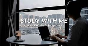 1-HOUR STUDY WITH ME |🎹 Calm Piano, No Break | The Last Study Vlog In This Apartment