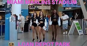 Walking Tour of Loan Depot Park / Miami Marlins Stadium 4K