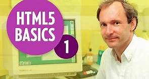 HTML5 Basics - History of HTML (Part1)