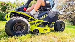 RYOBI Electric Riding Mower Comprehensive Overview and Demo Cut