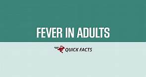 Fever in Adults: The Causes, Diagnosis, Prevention, and Treatment | Merck Manual Consumer Version