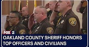 Oakland County Sheriff honors top officers, civilians