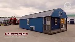 16x32 Lofted Barn Cabin with Premium Package