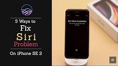 Fix Siri Not Working Problem on iPhone SE 2 (5 Ways)