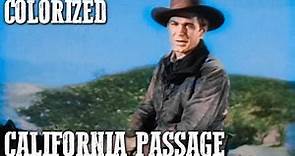 California Passage | COLORIZED | Forrest Tucker | Western Movie in Full Length