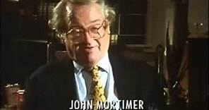 John Mortimer interview at his home Rumpole BBC Play For Today 1975