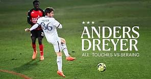 ANDERS DREYER | All touches in his first 90 minutes for RSC Anderlecht