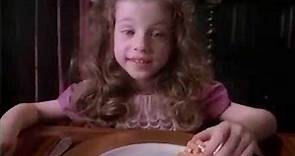 Michelle Trachtenberg Burger King ad.Age 6.1991