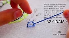 101 HAND EMBROIDERY STITCHES FOR BEGINNERS !!-