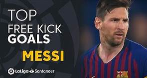 TOP 25 GOLES DE FALTA Lionel Messi