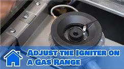 Gas Stoves & Ovens : How to Adjust the Igniter on a Gas Range