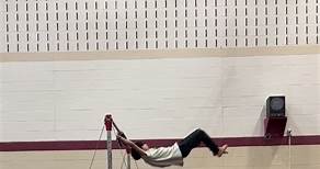 New skill of the day Ready to put it in the real high bar | Saginaw High School Gymnastics