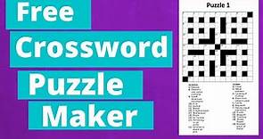 How To Create A Crossword Puzzle for KDP Low Content Books With A Free Tool