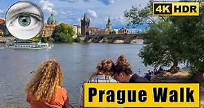 Walking tour of Prague Lesser Town (Malá Strana) 🇨🇿 Czech Republic in 4k HDR ASMR