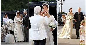 Astrid de Liechtenstein celebra su gran boda real en la Toscana: su original vestido y un homenaje