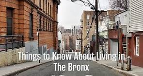 Things To Know About Living In The Bronx