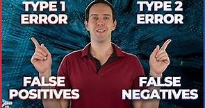 False Positives vs. False Negatives in Science and Statistics (Type 1 and Type 2 Error)