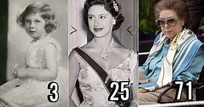 Princess Margaret from 0 to 71 years old (Transformation ⭐ The Queen's "Rebel Sister")