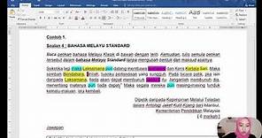 BAHASA KLASIK KEPADA BAHASA MELAYU STANDARD -Part2-