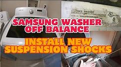 How to Fix Samsung Top Load Washer Shaking | Washer OFF Balance | Model WA422PRHDWR/AA