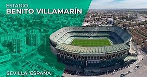 Drone Footage Estadio Benito Villamarín de Real Betis, Sevilla España