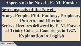 Aspects of the novel by E M Forster #aspectsofthenovel #emforster