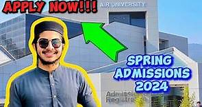 A Complete Guide to Air University Spring Admissions 2023