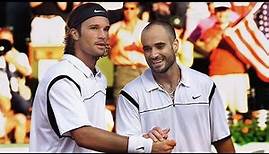Andre Agassi vs Carlos Moya 1999 Roland Garros R4 Highlights