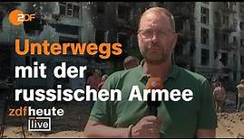 ZDF-Reporter im russisch besetzten Donbass I ZDFheute live