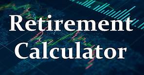 Best Retirement Calculator - Simple Excel Spreadsheet