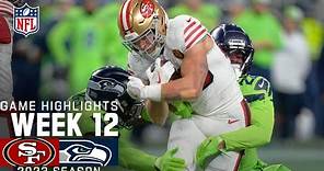 San Francisco 49ers vs. Seattle Seahawks | 2023 Week 12 Game Highlights