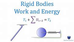 Rigid Bodies Work and Energy Dynamics (Learn to solve any question)