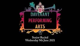 Davenant Senior Recital 2021