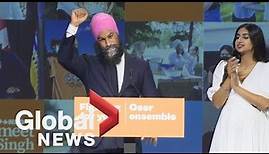 Canada election: NDP's Jagmeet Singh promises to "continue to fight" for Canadians | FULL