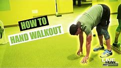How To Do A HAND WALKOUT | Exercise Demonstration Video and Guide