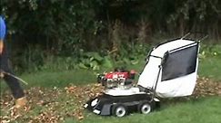 Leaf and Branch Cleanup With Gas Chipper Blower Vacuum