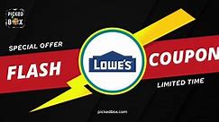 10% Off Lowe’s Discount Codes - PickedBox Promos (February 2024)