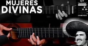 Mujeres Divinas - Vicente Fernández (REQUINTO + ACORDES) DEMO Tutorial | CHORDS