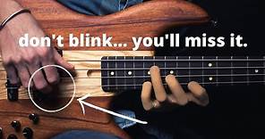 The hidden technique of the greatest bass players