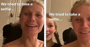 Gwyneth Paltrow and her daughter Apple make a silly video