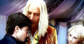 RHYS IFANS AS XENOPHILIUS LOVEGOOD AND HIS DAUGHTER LUNA IN HARRY POTTER AND THE DEATHLY HALLOWS