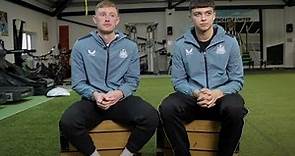 INTERVIEW | Sean Longstaff and Lewis Miley talk all things Newcastle United
