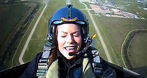 Vanessa Brown Flies with the Blue Angels