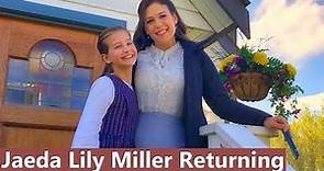 When is Jaeda Lily Miller (Allie) returning to When Calls the Heart?