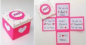 😍 Surprise 😍 Mother's Day Gift Box Making • Cute mother's day gift idea 2023 • paper gift for mother