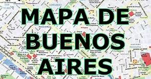 MAPA DE BUENOS AIRES [ ARGENTINA ]