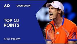 Andy Murray's Top 10 Points | Australian Open
