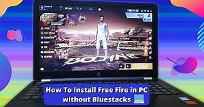 How To Install Free Fire in PC without Bluestacks 🎮| Windows 10 💻| 100% Working 😲